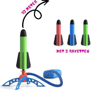 Bekijk leuke cadeautip : Tozy Speelgoed Raket - Inclusief 3 raketten